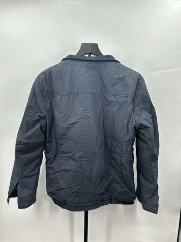 Chouyatou full-zip bomber Men’s jacket Dark Grey Shell Leopard Lining Size XS Flight