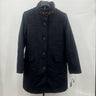 Lauren Ralph Lauren Coat Womens Navy Wool Blend Tab Front Buckle Military Pea 10 Lauren