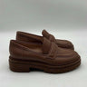 Women’s Gianvito Rossi Argo Brown leather loafers Size 37 GIANVITO ROSSI