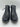 Sugar Truffle Black Faux Leather Double Zipper Ankle Boots Womens 8.5 Sugar