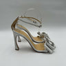 Women’s Alexandre Birman Maddie White leather sandal Heels Size 39.5 Alexandre Birman