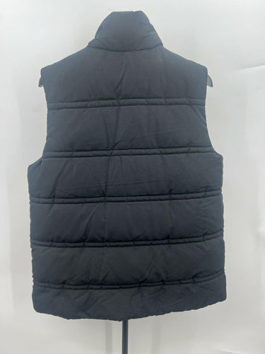 Bernardo Black Quilted Puffer Vest Size S