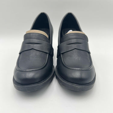 BOC by Born Benedict Womens Moc Closed Toe Black Loafers, Size 6M B.o.c