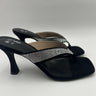 Mix No.6 womens -Gaile H black With Diamonds dress sandals Size 8.5M Mix No. 6