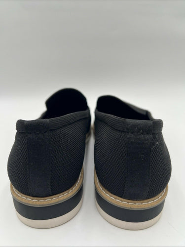 Kelly & Katie Womens Amira Wedge Loafer Black Size 9W Kelly & Katie