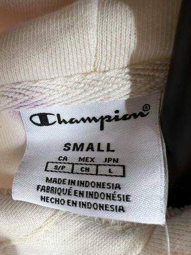 NWD Champion Hoodie Womens Tie Dye Purple Striped Oversized Script Logo  Small Champion