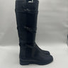 Alexandre Birman Lolita waterproof black leather knee-high boot Size 37 Alexandre Birman