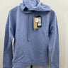 Vero Moda Hoodie Oversized Drawstring Periwinkle Blue Organic Cotton NWT  XS VERO MODA