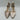 Jewel Badgley Mischka Raleigh Champagne Satin Pointed-Toe Pumps Size 9.5M Badgley Mischka