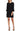 Women's Cece Feather Detail Crepe Dress,Black Size 2 CeCe