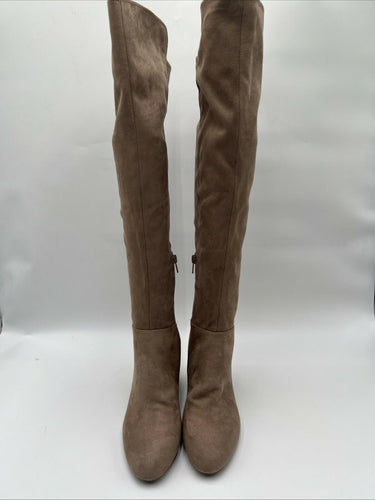 NWB Women’s Kelly & Katie Kaza Over-the-Knee Boots Beige Size 6M Kelly & Katie