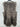 City Chic Woman’s Mushroom long-hair faux fur vest Fluffy Open Front Size L City Chic