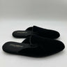 Men’s DOLCE & GABBANA Black Viscose Velvet Slides Flat Mules Size 6 UK Dolce&Gabbana