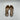 Gianvito Rossi flat sandals in camel suede gold-jeweled ankle strap Size 38 GIANVITO ROSSI
