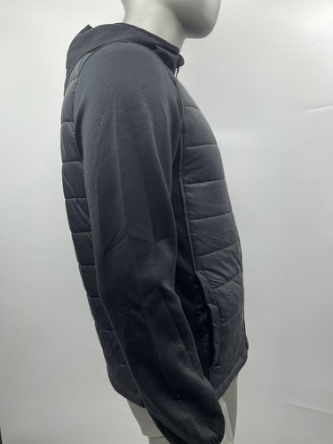 NWOT Men’s Reebok Full Zip Long Sleeve Puffer Jacket Color Black Size S Reebok