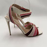 Valentino Garavani Rainbow Suede Ankle Wrap Sandals Heels Size 37.5 Valentino