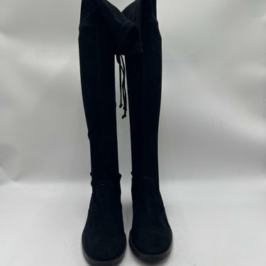 Women’s Stuart Weitzman Lowland over-the-knee Black Suede boots Size 5B Stuart Weitzman