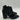 Women's Bellini Cleo Pointed Toe Laser Cut Shootie, Black Metallic, Size 8 M Bellini