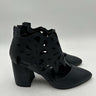 Women's Bellini Cleo Pointed Toe Laser Cut Shootie, Black Metallic, Size 8 M Bellini