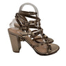 Women's Valentino Garavani Rockstud metallic leather sandals Size 39 Valentino