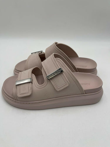 Alexander McQueen Hybrid rubber slide sandals in the 'Tea Rose' Size 39 Alexander McQueen