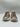 Valentino Garavani Metallic Rose Gold/Pink Bounce Low Top Sneakers Size 36.5 Valentino