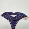 Saha Urania bikini bottom Blue/orange Ruched Design XL LYCRA