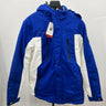 NWT Spyder Mens Royal Blue White Ski Jacket Hooded Insulated Snowboard S Spyder