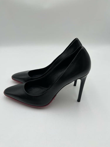 Off-White c/o Virgil Abloh Spike-sole stiletto pumps in black leather Size 38