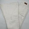 NWD Shyanne White Wide Leg Jeans High Rise Raw Hem Western Boho Flare  27 Shyanne