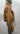 NWT Women’s Love Tree Full Zip Faux Leather Puffer Brown Jacket Size M Love Tree