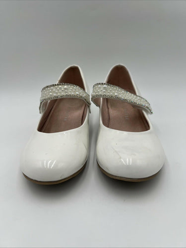 Kelly & Katie Eva Mary Jane Pump White Size 2M Kelly & Katie