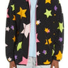 BP.  Fleece Zip Jacket in Black Multi Shooting Stars at Size X-Small BP. BE PROUD