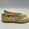 Women’s Rothy’s The Flat Lemon Stripe Slip On Ballet Shoes Knit Yellow Size 7 Rothy’s