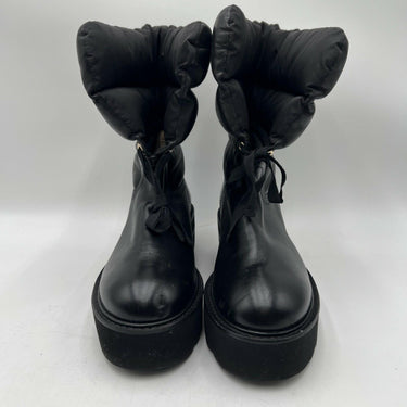 Women’s Stuart Weitzman Tyler Ultralift Black Leather boots Size 7.5B