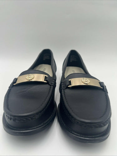 Women's Anne Klein Naddie Slip On Black Loafer Size 6.5M Anne Klein