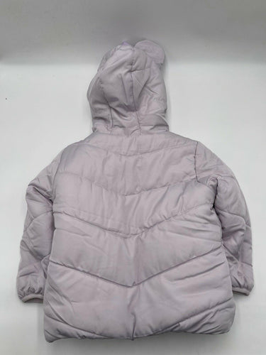 NWOT Disney Junior Minnie Full Zip Puffer Jacket Color Purple Size 3T