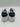 Versace Men's Embossed White & Blue Leather Low Top Sneakers Shoes Size 43 Versace