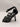Women’s Versace Safety Pin heeled sandals Black Leather Size 36 Versace