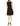 Kensie Women's Stetch Cepe Dress, Black, L Kensie Girl