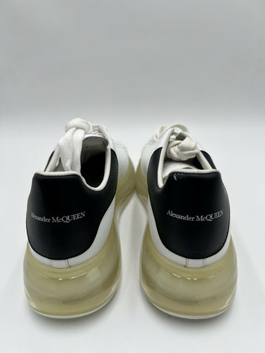 Alexander McQueen Oversized sneaker transparent sole black heel tab Size 41.5 Alexander McQueen