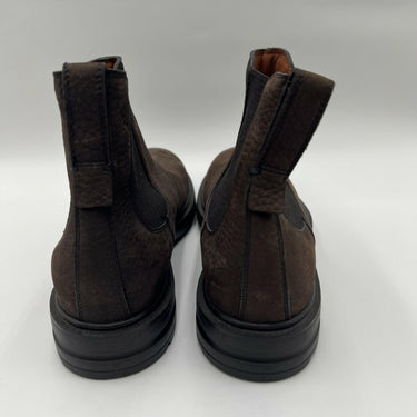 Men’s Ermenegildo Zegna Brown Leather Verona Chelsea Boots Size 8 Ermenegildo Zegna
