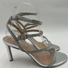 Women's Steve Madden Graycen Silver Rhinestone Heels Sandal Size 7M Steve Madden