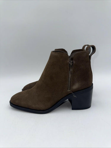 Steve Madden Women’s Safira Booties Brown Suede Leather  Size 8.5 M Steve Madden