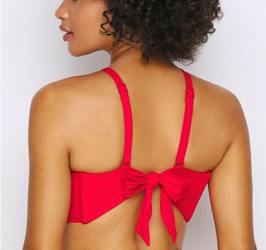 NWOT Seafolly Women's Dd Cup Twist Front Bra Bikini Top Red Size 10