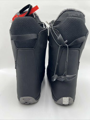 Burton Ruler Snowboard Boot Black medium flex Speed Zone lacing Size 11.5 Burton