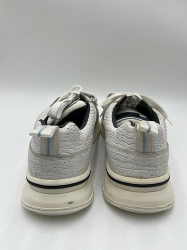 Men’s Prada Mechano White Leather Mid Strap sneakers Size 8UK PRADA