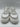 Women’s Le TIGRE Midtown Platform Sneakers White/Grey Size 9.5M Le Tigre