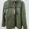 Weatherproof Vintage Sherpa Fleece Jacket Olive Green Deep Depths Mens XL Weatherproof