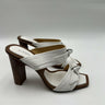 Alexandre Birman Clarita Block white nappa leather heeled sandals Size 35 Alexandre Birman